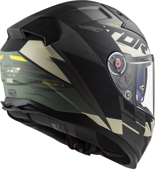 LS2 FF811 VECTOR II M.BLACK SILVER 06(03-3) HELMET CO: 454887