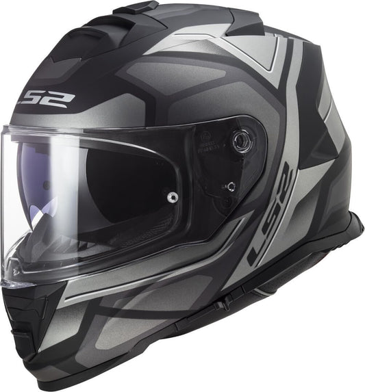 LS2 helmet FF800 STORM 2 - FASTER MATT TITANIUM CO:2510241