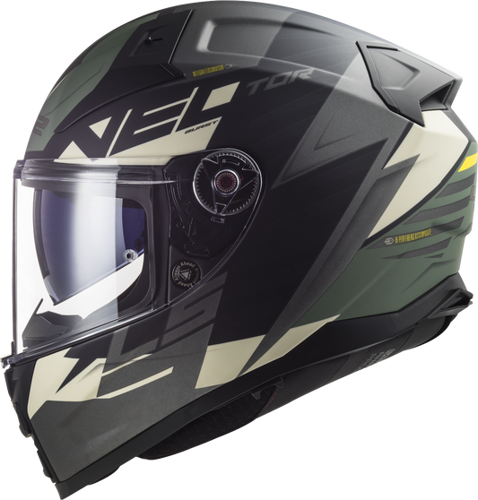 LS2 FF811 VECTOR II M.BLACK SILVER 06(03-3) HELMET CO: 454887