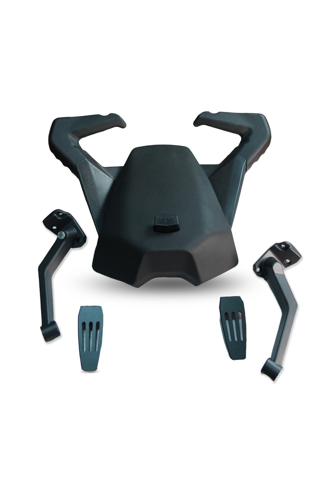 Rear Passenger Seat &  Footpeg Pegs For Ryker, Heavy Duty Grap Handles Soft Seat Pad For Can-Am Ryker, Ryker 600 | 900, Sport, co : 456282