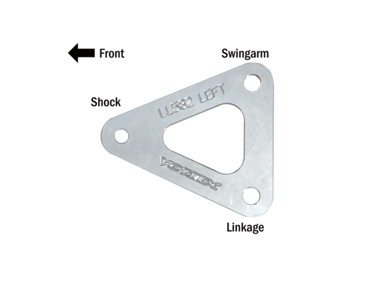 Vortex LL582 Silver Lowering Link Kit (LL582 ) GSXR1000 09-16 CO: 454614