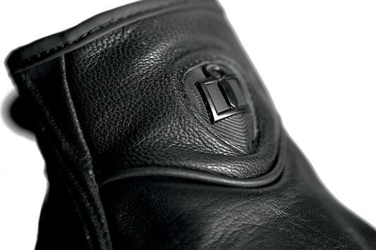 ICON LITTHER HALF GLOVES ( L ) CO: 2510136