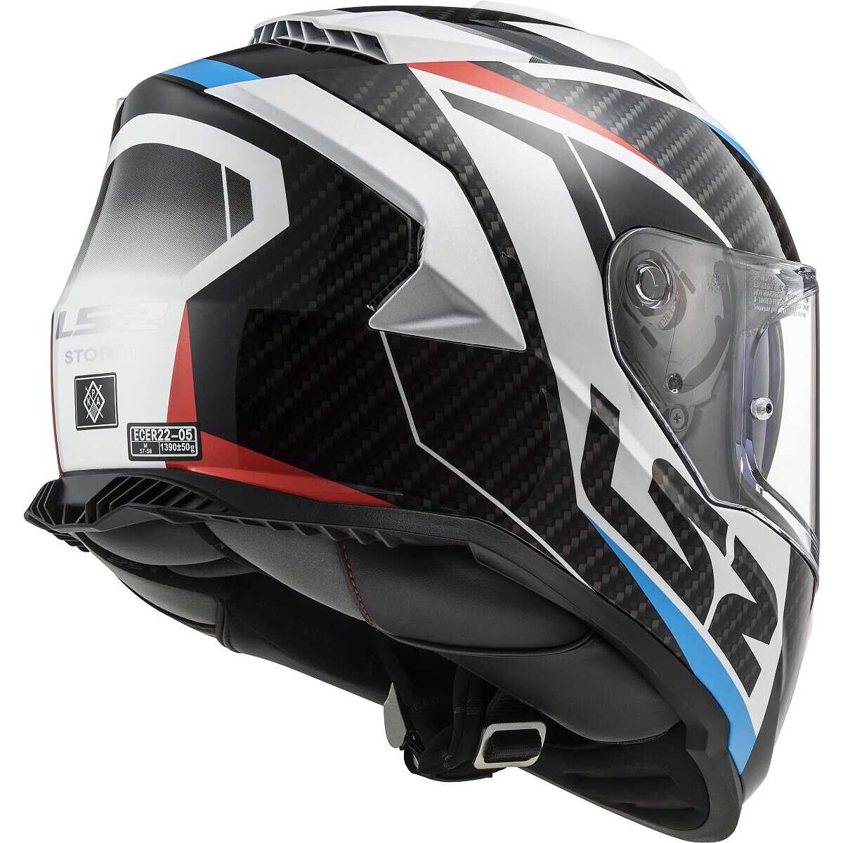 LS2 helmet FF800 STORM 2 - STORM II RACER RED BLUE-06 CO:2510241