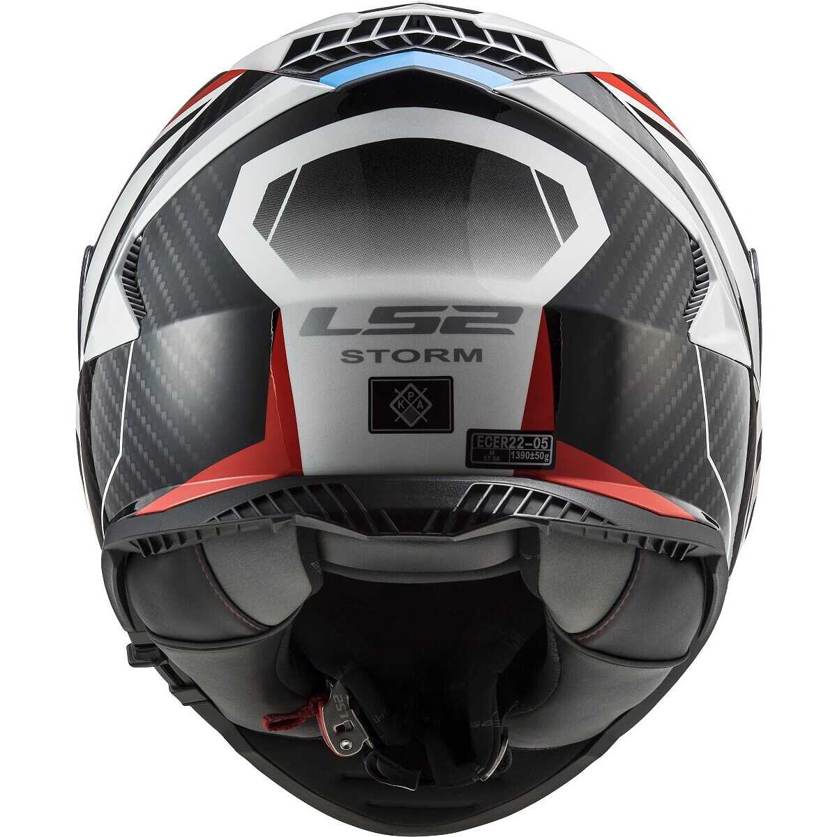 LS2 helmet FF800 STORM 2 - STORM II RACER RED BLUE-06 CO:2510241