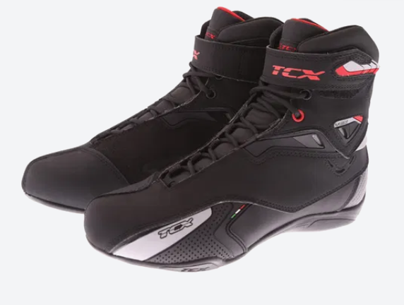 TCX Rush 9505 Waterproof Motorcycle Boots, Men's 12.5, Black SIZE 41 CO: 2510176