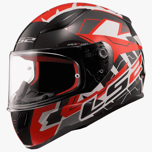 LS2 FF353 RACER WHITE GRAY(353-269) HELMET :CO 31609