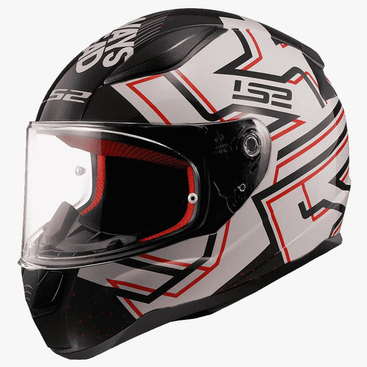 LS2 FF353 RAPID MAZE WHITE (353-256) HELMET :CO 31609