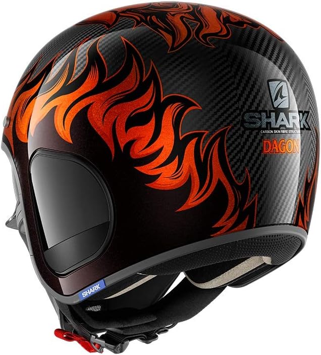 SHARK S DRAK CARBON DAGON JET ORANGE XXL CO:683