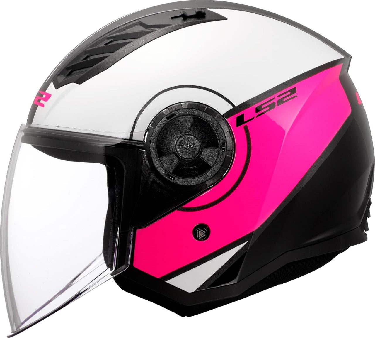 LS2 helmet OF 616 AIRFLOW II - COVER WHITE PINK  CO:2510242