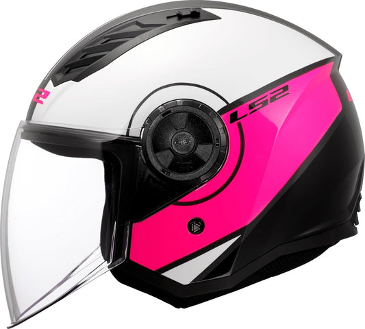 LS2 helmet OF 616 AIRFLOW II - COVER WHITE PINK  CO:2510242