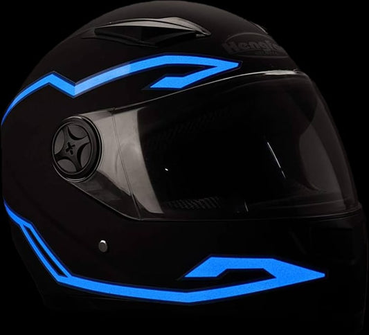 HELMET LED LIGHT BLUE CO.456345