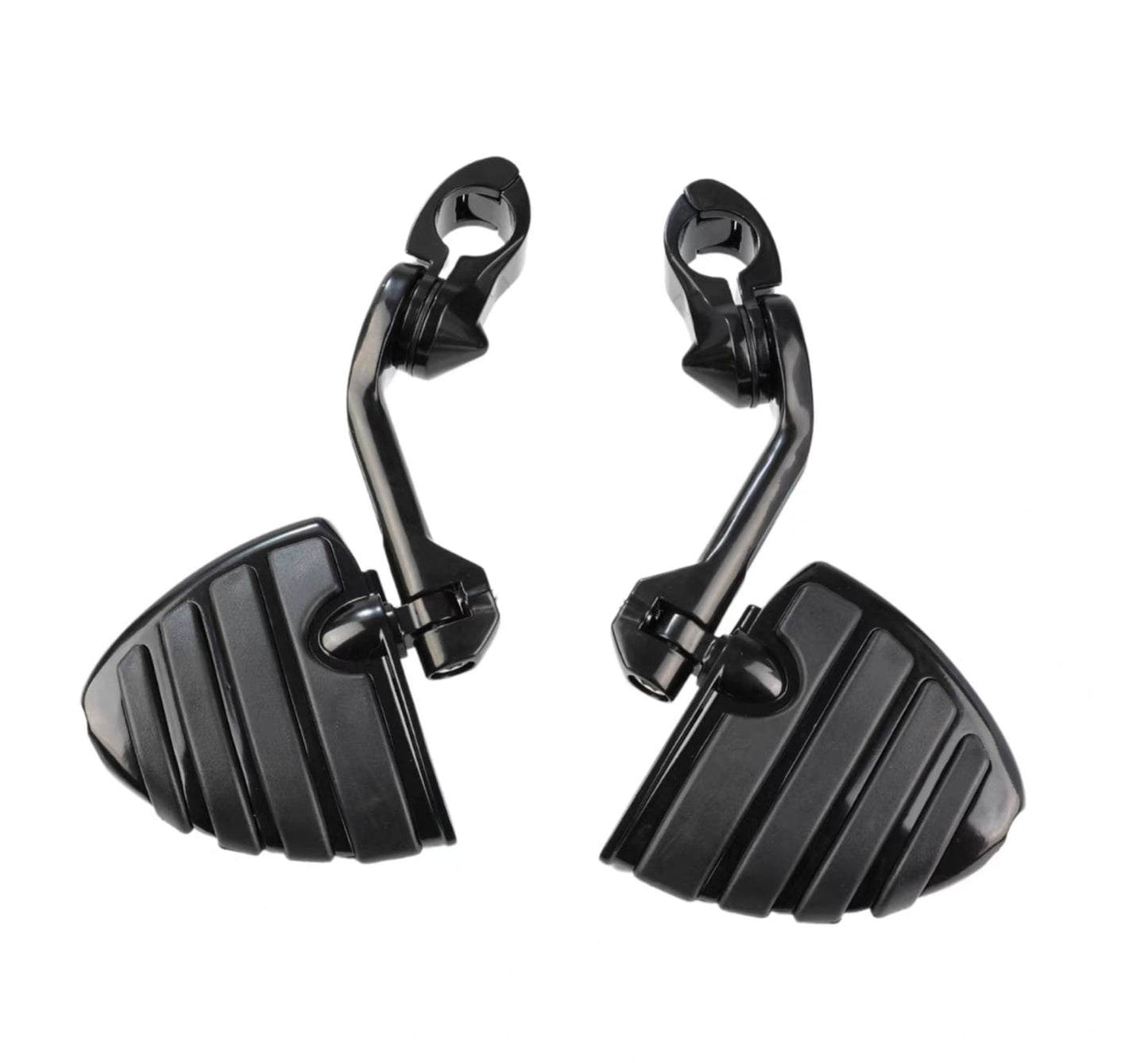 LONG HIGHWAY FOOT PEGS ROUNDED BLACK (VTX)&(SHADOW) CO.456336