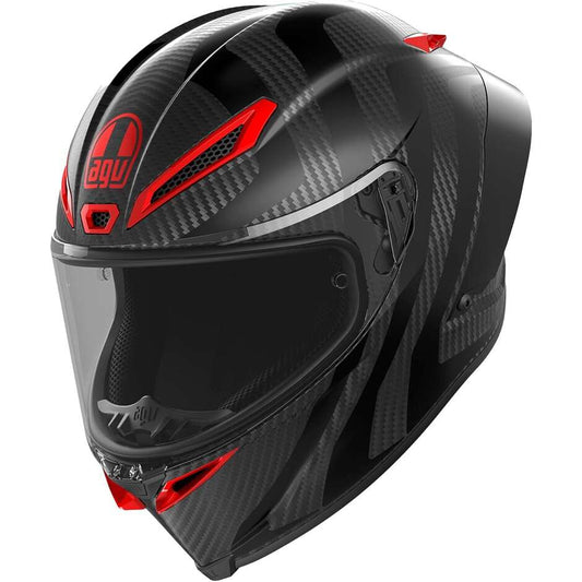 Agv PISTA GP RR INTREPIDO Matt Carbon Black Red CODE:2510271
