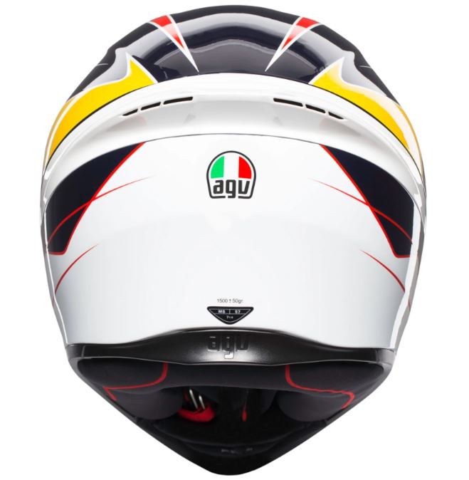 agv k1 Helmet pitlane blue/red/yellow size ML CO : 455651