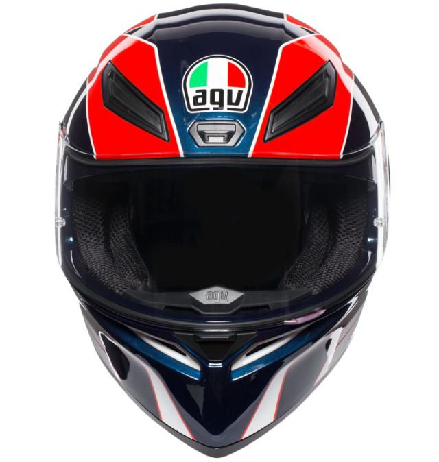 agv k1 Helmet pitlane blue/red/yellow size ML CO : 455651