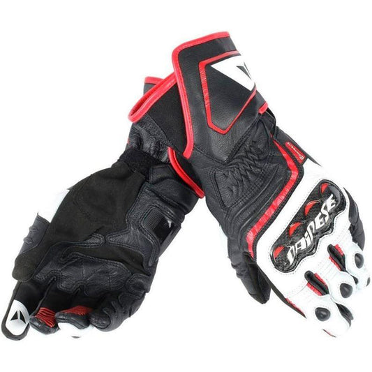 DAINESE CARBON D1 LONG BLACK / WHITE / LAVA RED ( L ) CO: 2510170