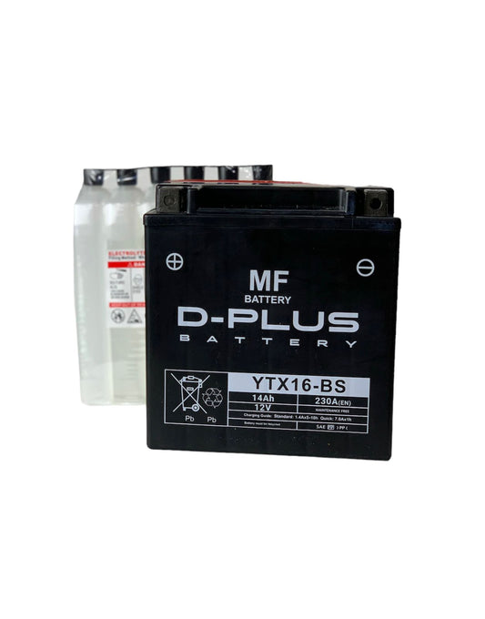 D-PLUS BATTERY YTX16-BS co:454712