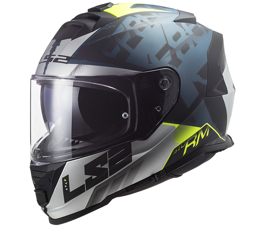 LS2 helmet FF800 STORM 2 - STORM II SPRINTER M.SILVER COBALT CO:2510241