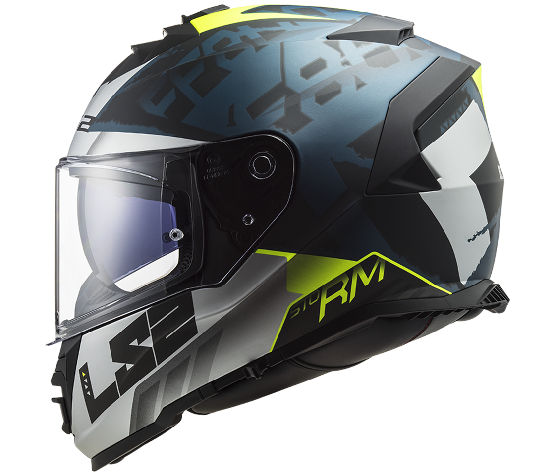 LS2 helmet FF800 STORM 2 - STORM II SPRINTER M.SILVER COBALT CO:2510241