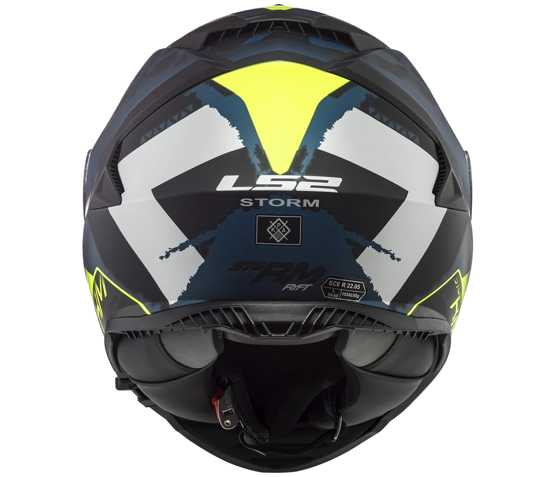 LS2 helmet FF800 STORM 2 - STORM II SPRINTER M.SILVER COBALT CO:2510241