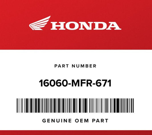 Honda SENSOR SET 16060-MFR-671 CO : 454434