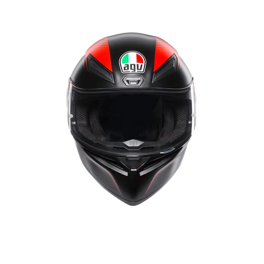 K1 MULTI ECE2205 - WARMUP MATT BLACK/RED SIZE L CO : 455006