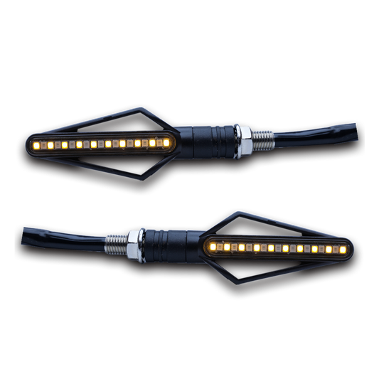 Turn Signal Light LED Taillight Flexible Lamp Flasher Blinker Motorbike co: 10656