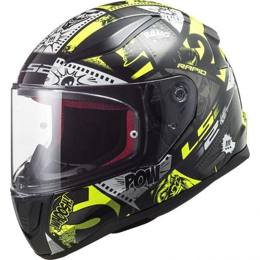 Helmet LS2 FF353J Rapid Mini Vignette Black / Yellow CO:31609