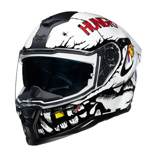 Nexx SX.100R Hungry Miles Full Face Helmet size s ( USED ) CO : 454857