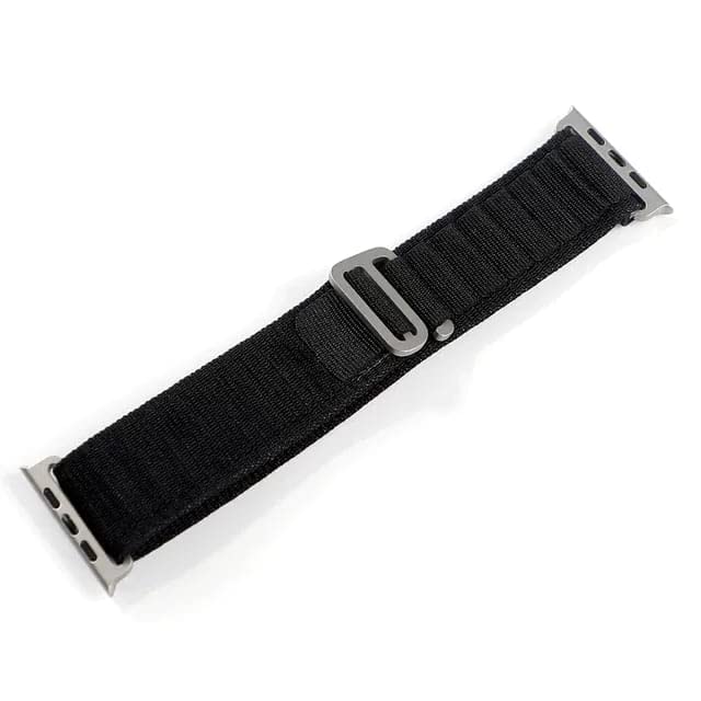 Alpine Loop for IOS Watch Band 42 MM/ 44 MM / 45 MM / 49 MM,for Apple Watch Ultra/SE/series 7/6/5/4/3/2/1 - Black co: 454640