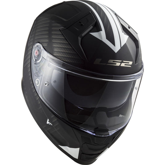 LS2 FF811 VECTOR II BLACK WHITE 06(3-10) HELMET CO: 454887