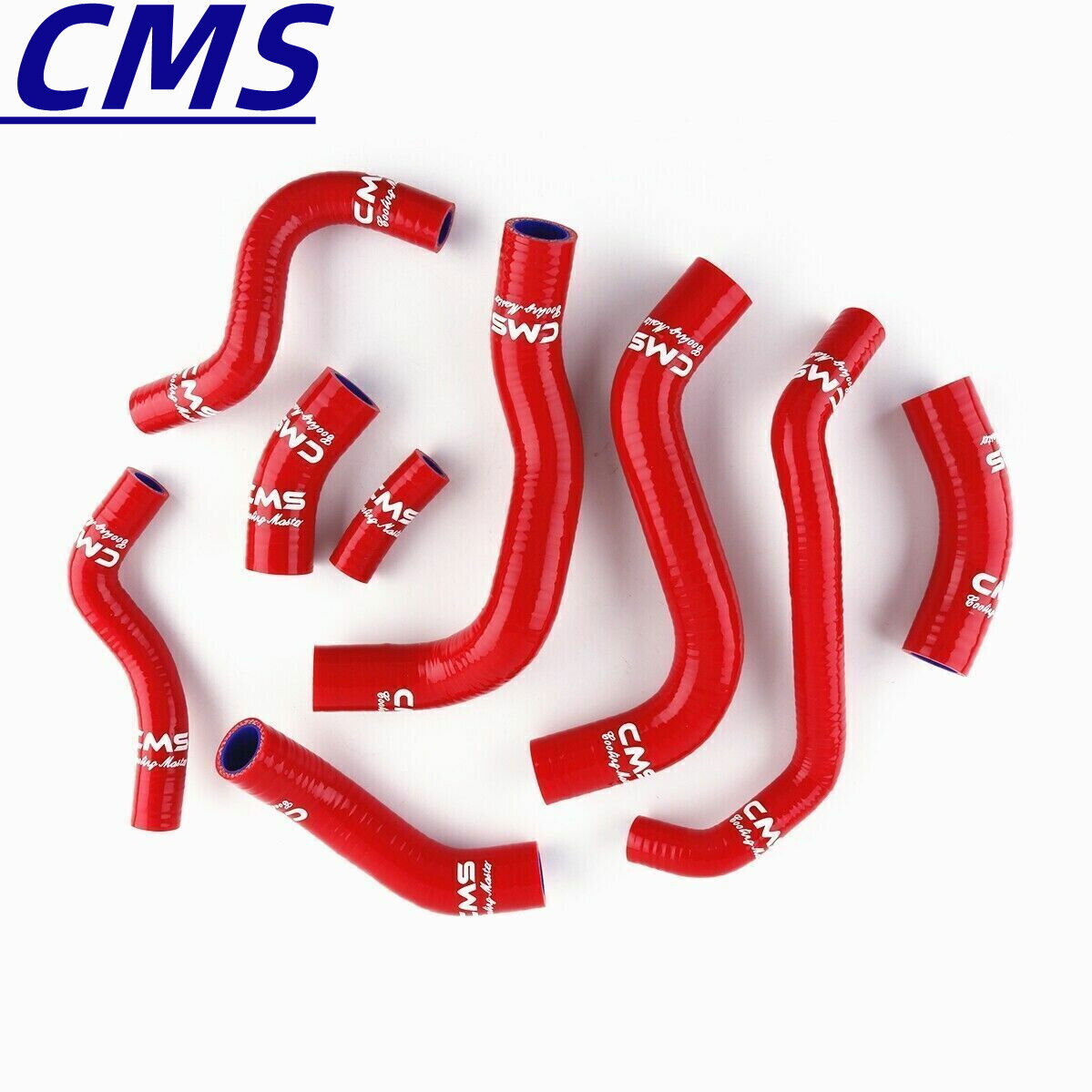 Red CMS Silicone Radiator Hose Kit for 2008-2013 Honda CBR1000RR Co:354