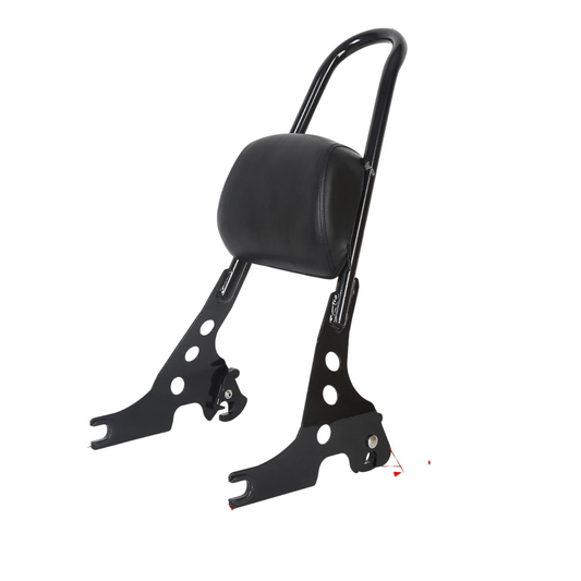 Passenger Sissy Bar Backrest Black Fit For Harley Sportster 883 1200 2004-2022 CO: 456559