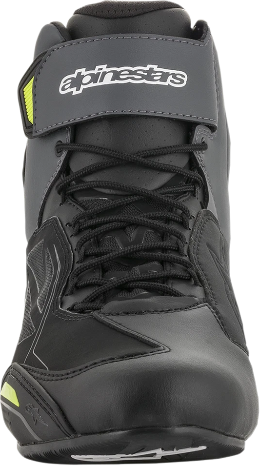 ALPINESTARS Faster-3 Drystar® Shoes - Black/Gray/Yellow - US 8 CO: 239