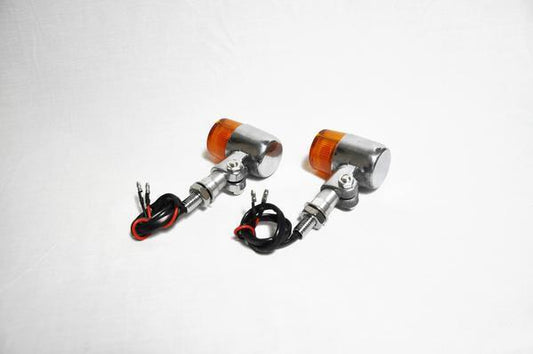 Motorcycle Turn Signal Aluminum Body Cafe Mini Tracker Style 12v CO : 454899