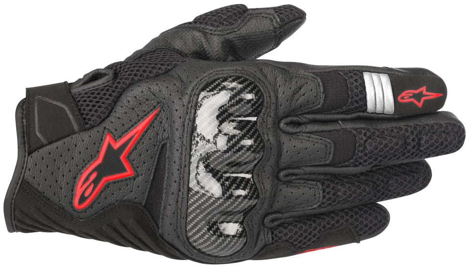 Alpinestars SMX-1 Air V2 Gloves BLACK Red  CODE:2510269