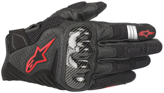 Alpinestars SMX-1 Air V2 Gloves BLACK Red  CODE:2510269