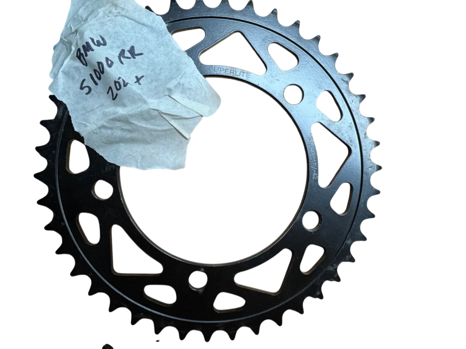 Genuine BMW S1000 M1000 R RR (42 Tooth) Rear wheel chain sprocket - used 2020 to 2025 CO : 456530