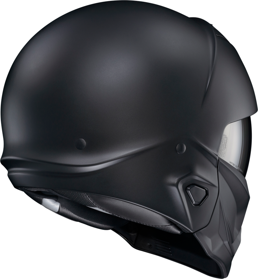 New Scorpion Exo Covert 2 Open Face Matte Black Motorcycle Helmet DOT SIZE M USED CO: 454904O
