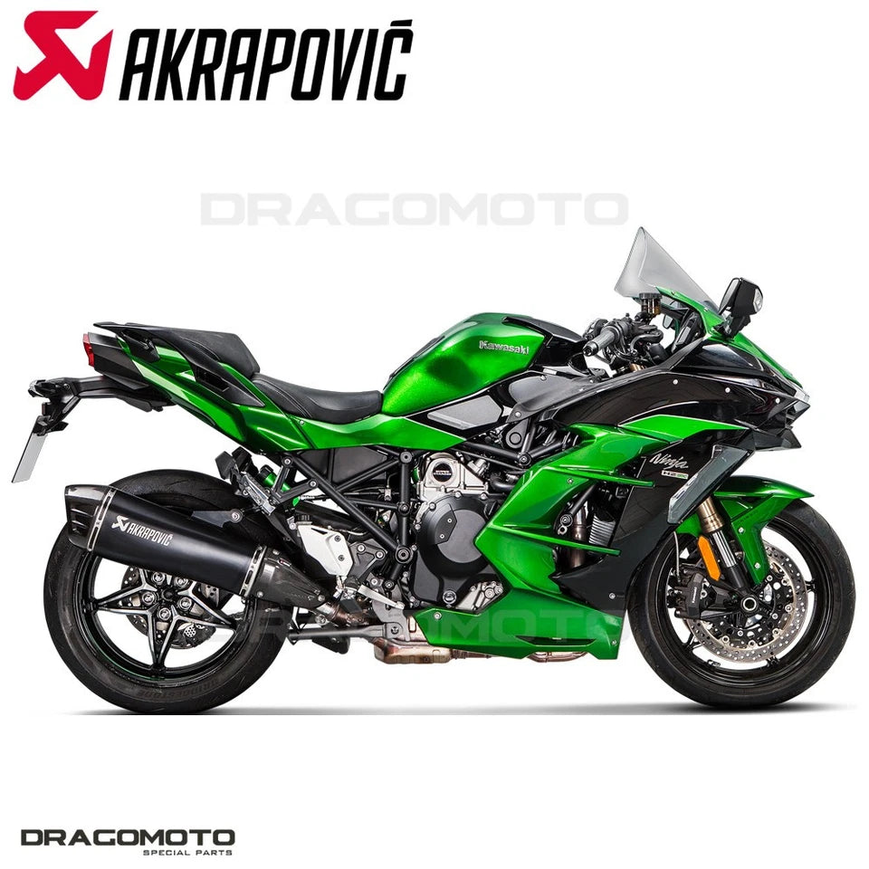 Exhaust KAWASAKI H2 1000 SX ABS SE+ Tourer Ninja 2020 AKRAPOVIC Titanium Black co:456842