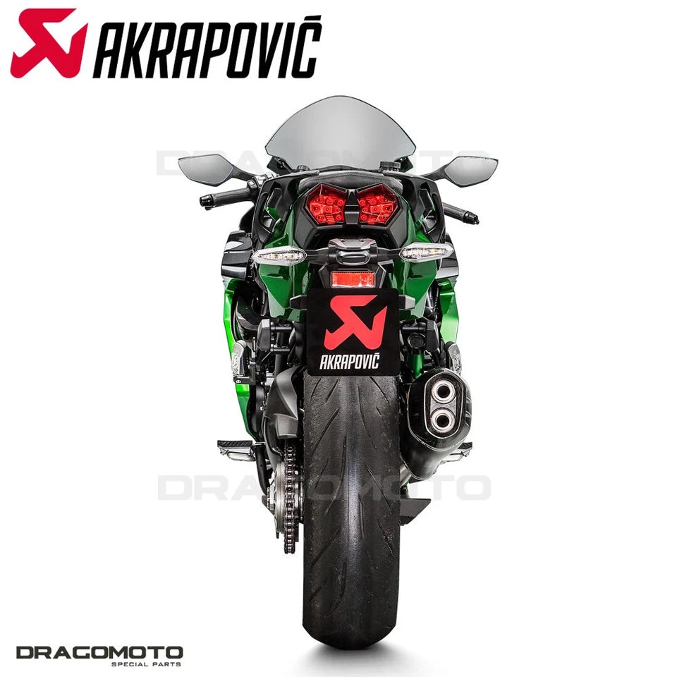 Exhaust KAWASAKI H2 1000 SX ABS SE+ Tourer Ninja 2020 AKRAPOVIC Titanium Black co:456842