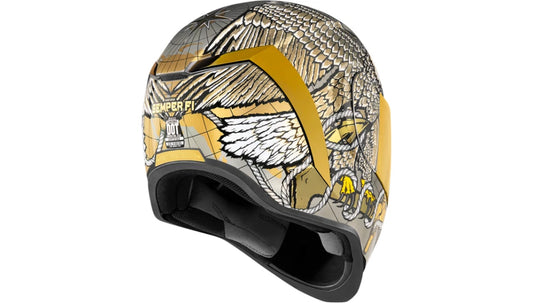 ICON Airform Semper FI Helmet- L - Gold / Gray COD:2510273