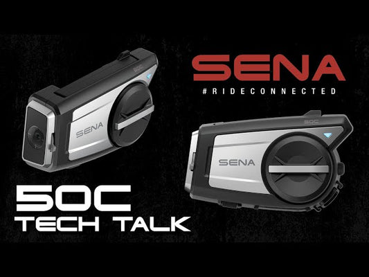 SENA 50C MOTORCYCLE HELMET 4K CAMERA AND COMMUNICATION HEADSET SYSTEM 50C-01 CO:455753