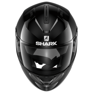 Shark Ridill Blank Gloss Black Full Face Motorcycle Helmet SIZE M CO : 454758