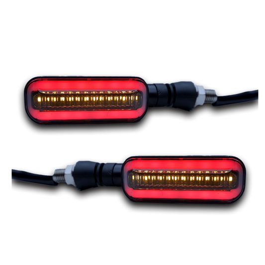 TURN LED Taillight Flexible Lamp Flasher Blinker Motorbike co:31354