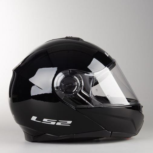 LS2 FF325 Modular Helmet - STROBE (GOLSS BLACK) co : 31580