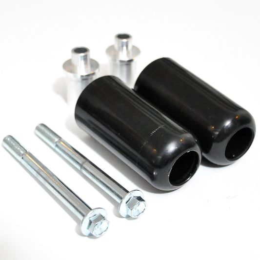 SLIDER UNIVERSAL WITH BOLT SLIDERS CRASH PROTECTOR HARD PLASTIC BLACK CO: 10625
