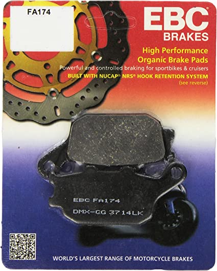 EBC BRAKES PADS FA174 co : 454300