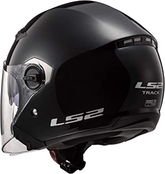 lS2 AIR FLOW HALF FACE GLOSS BLACK CO: 454019