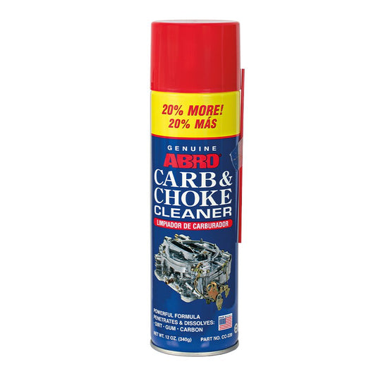 ABRO CARB & CHOKE CLEANER 20% MORE CO: 453644